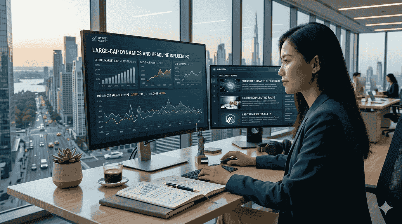 Crypto Market Update: Large-Cap Dynamics and Headline Influences