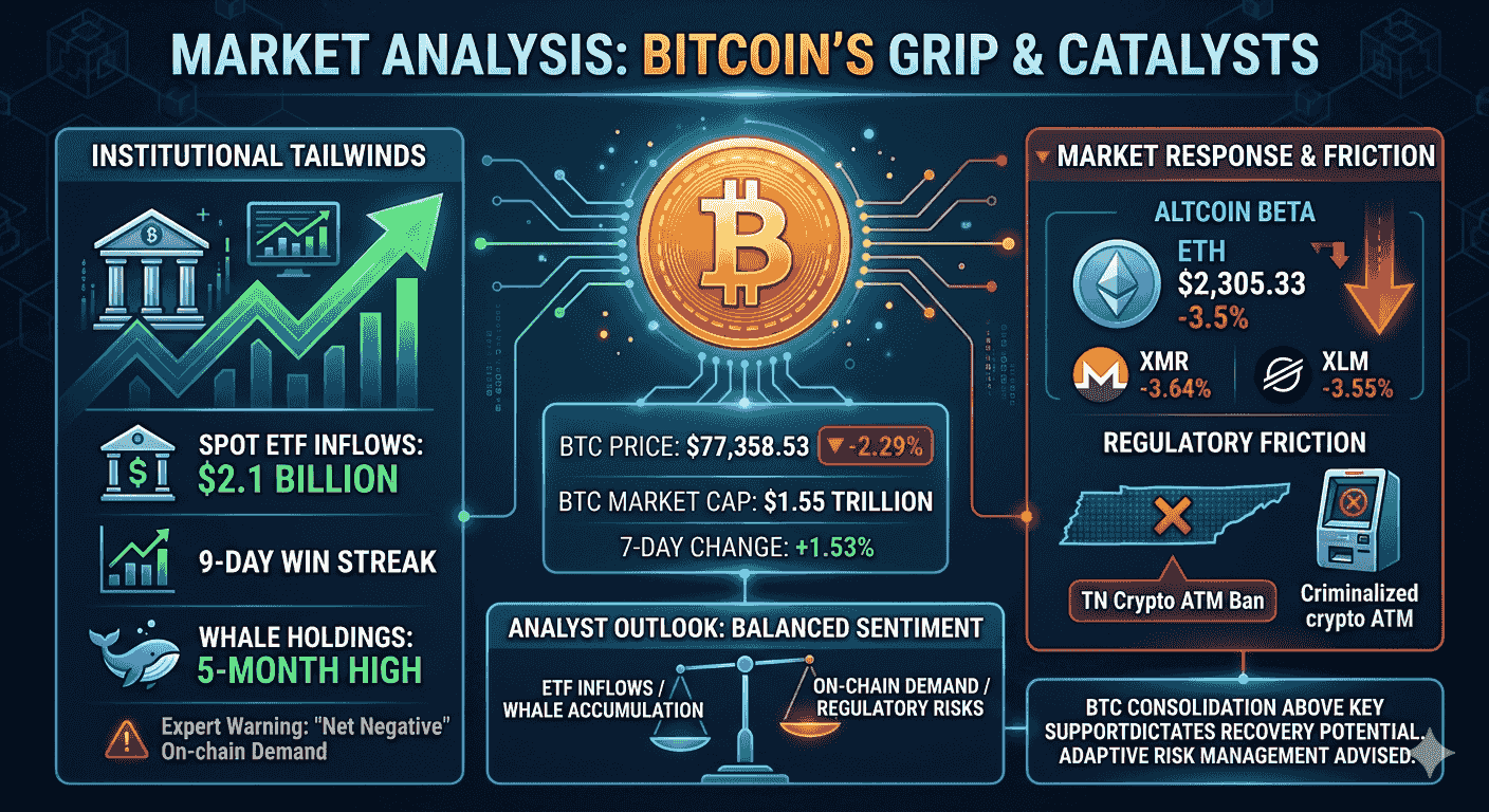 Bitcoin's Grip: Price Structure, Catalysts, and Market Response