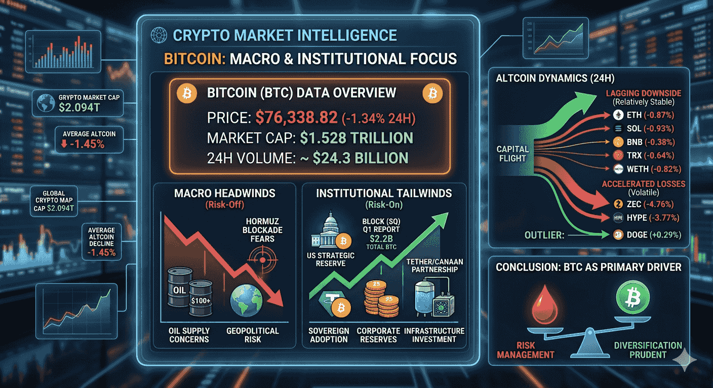 Bitcoin Leads Market Dip Amidst Macro Headwinds and Institutional Undercurrents
