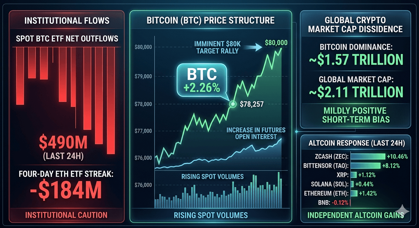 Bitcoin Takes the Lead: Navigating Institutional Flows and Price Structure