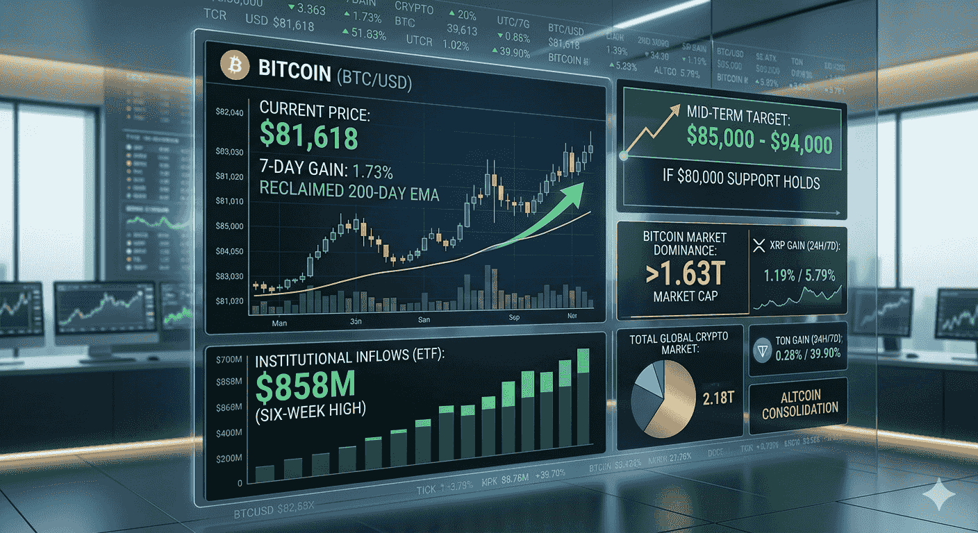 Bitcoin Holds the Line as Institutional Interest Builds