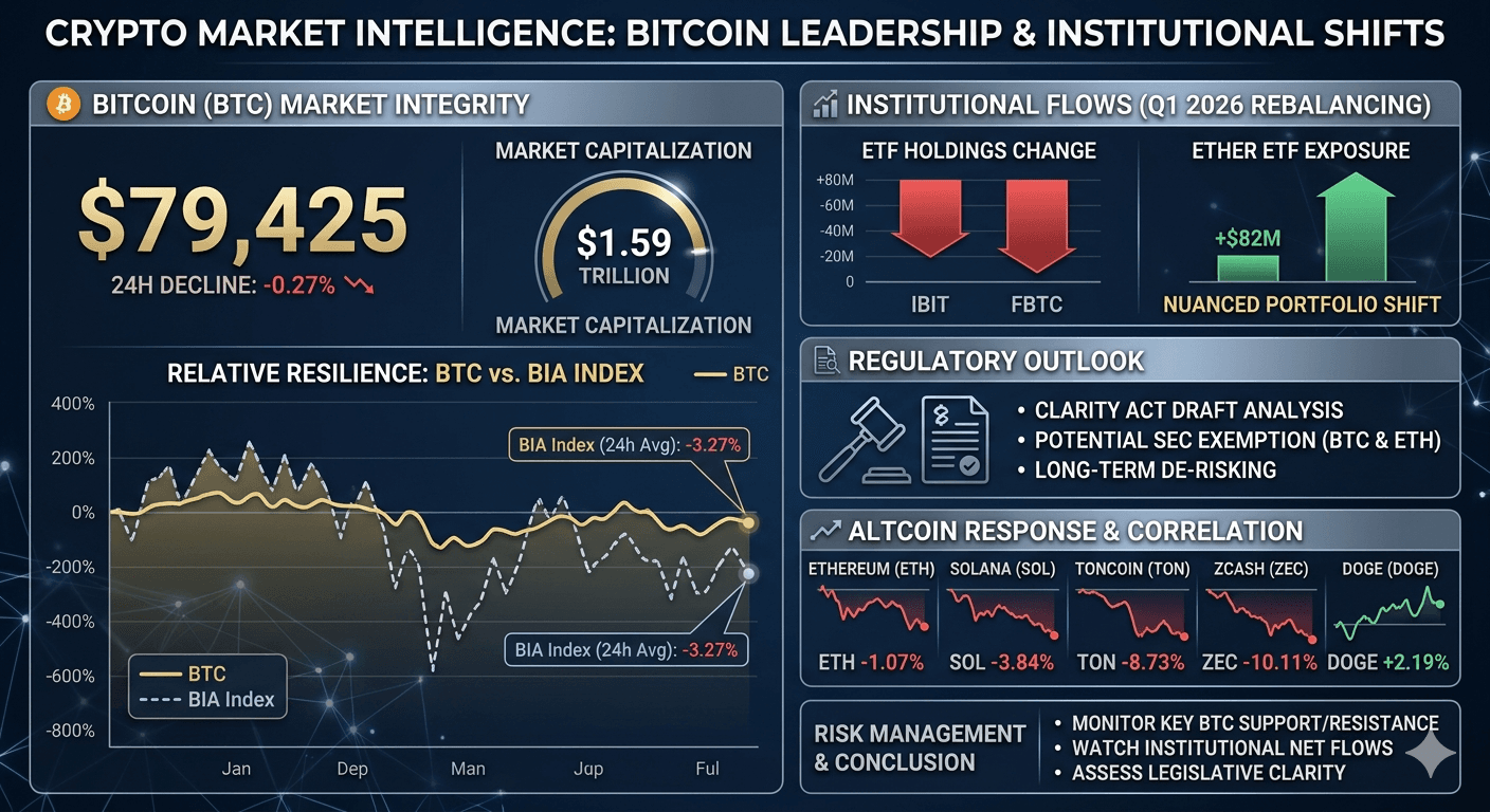 Bitcoin Navigates Institutional Shifts and Regulatory Hopes Amidst Broader Market Pullback