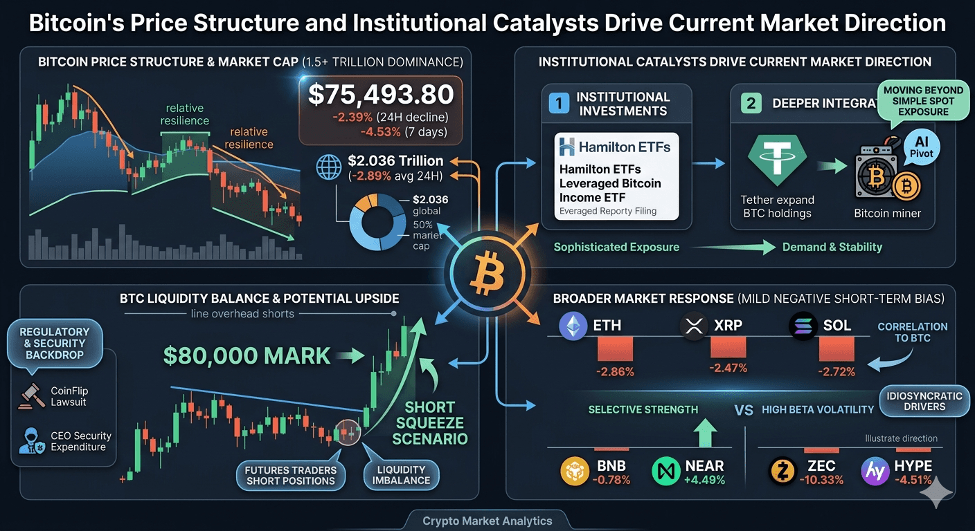 Bitcoin's Price Structure and Institutional Catalysts Drive Current Market Direction