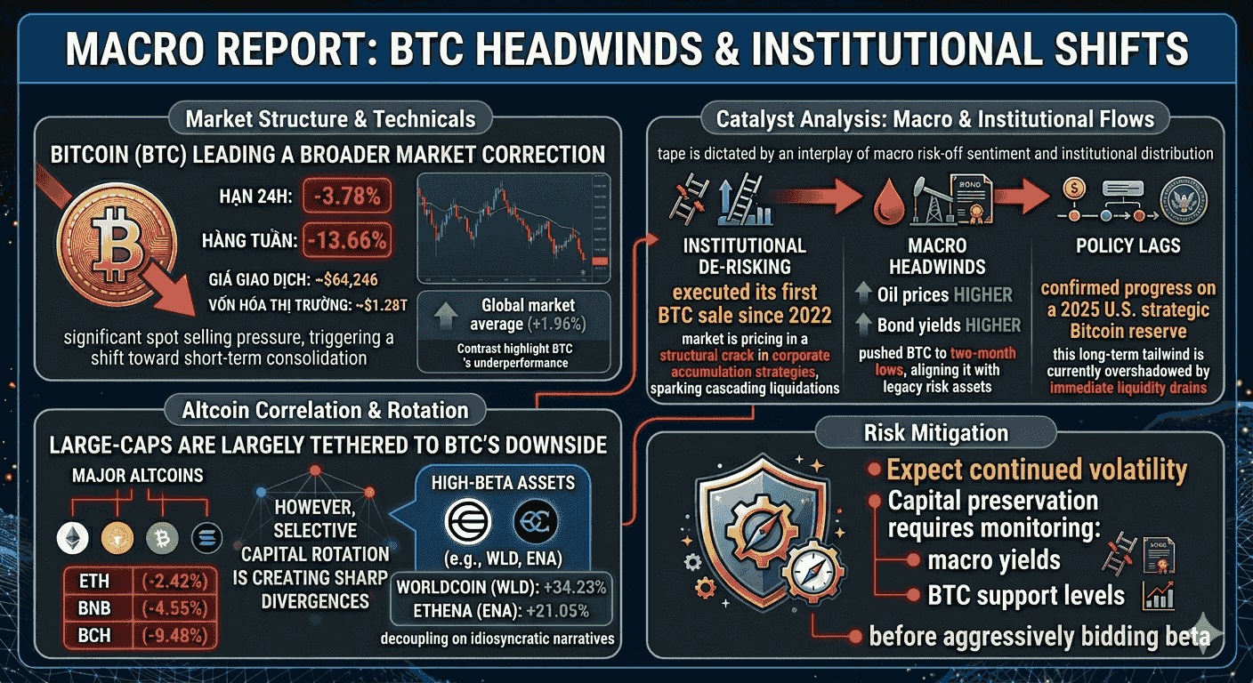 Bitcoin's Grip: Macro Headwinds and Institutional Shifts Dictate Market Direction