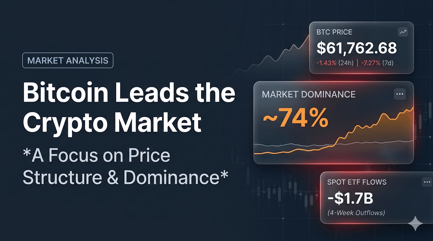 Bitcoin Leads the Crypto Market: A Focus on Price Structure and Dominance