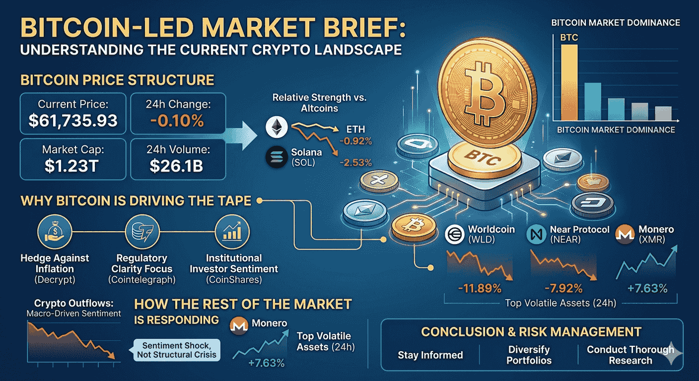 Bitcoin-Led Market Brief: Understanding the Current Crypto Landscape
