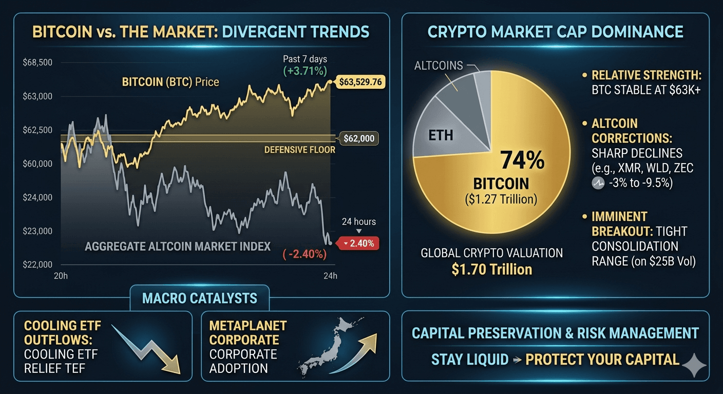 Bitcoin Leads the Crypto Market Charge