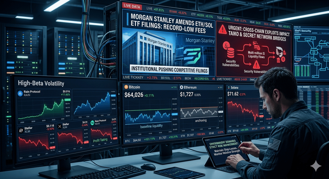 Crypto Market Sees Uneven Price Movement Amidst Headline-Driven Catalysts