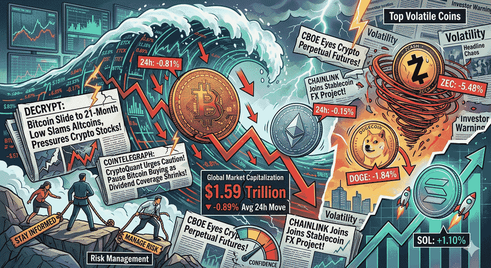 Crypto Market Turbulence: Large-Cap Assets React to Headline-Driven Catalysts