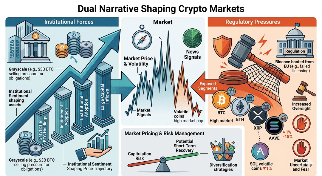 Institutional Forces and Regulatory Pressures: The Dual Narrative Shaping Crypto Markets