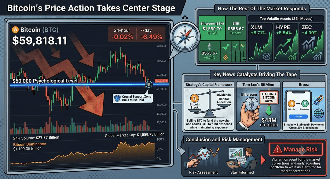 Bitcoin's Price Action Takes Center Stage