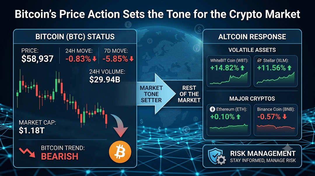 Bitcoin's Price Action Sets the Tone for the Crypto Market