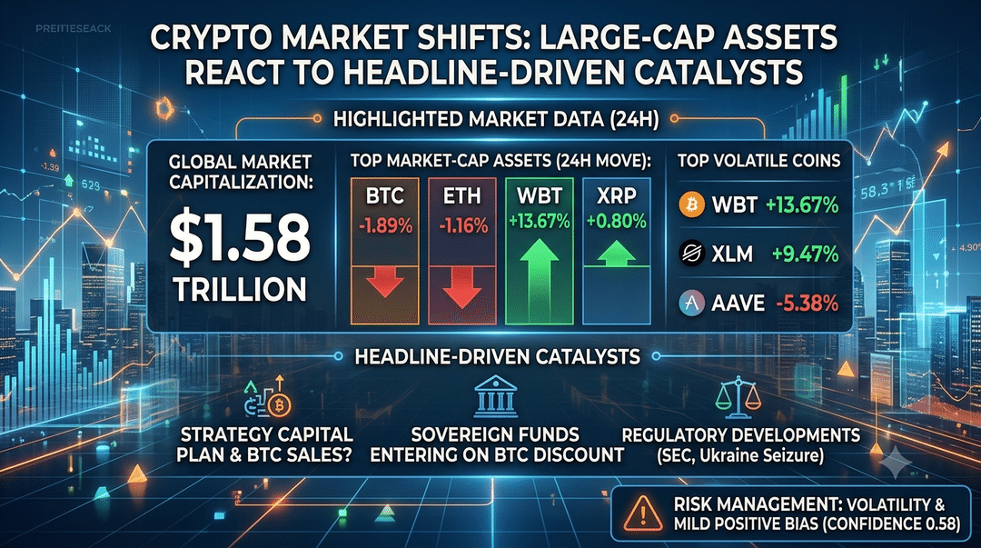 Crypto Market Shifts: Large-Cap Assets React to Headline-Driven Catalysts