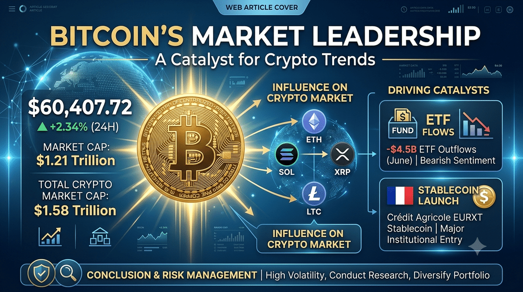 Bitcoin's Market Leadership: A Catalyst for Crypto Trends