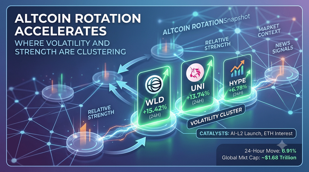 Altcoin Rotation Accelerates: Where Volatility and Strength are Clustering