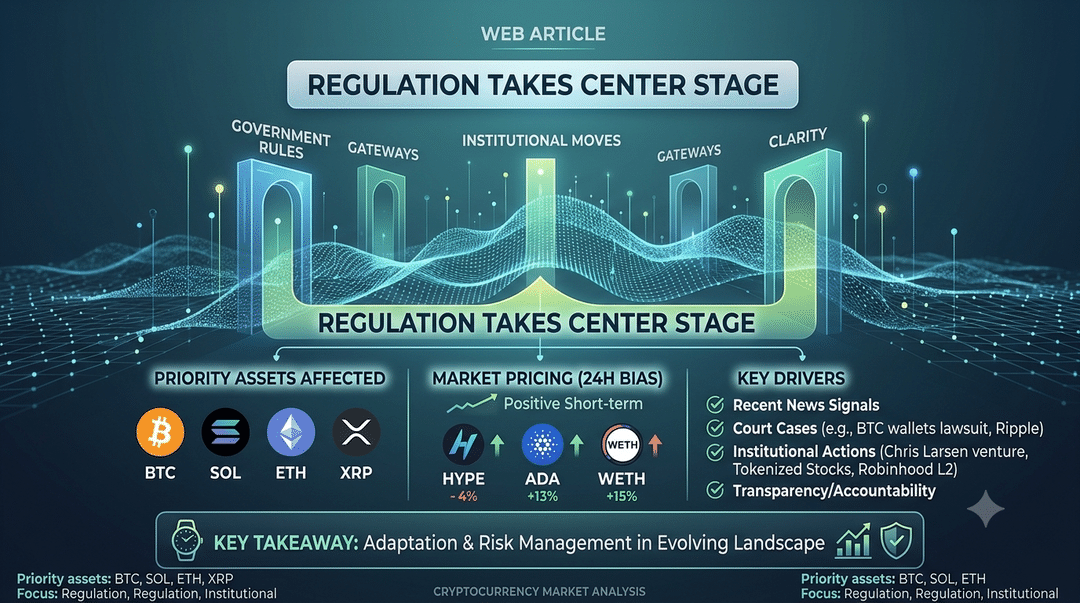 Regulation Takes Center Stage: How Institutional Moves Are Shaping the Crypto Market