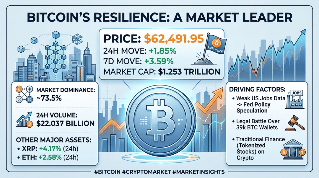 Bitcoin's Resilience: A Market Leader in Turbulent Times