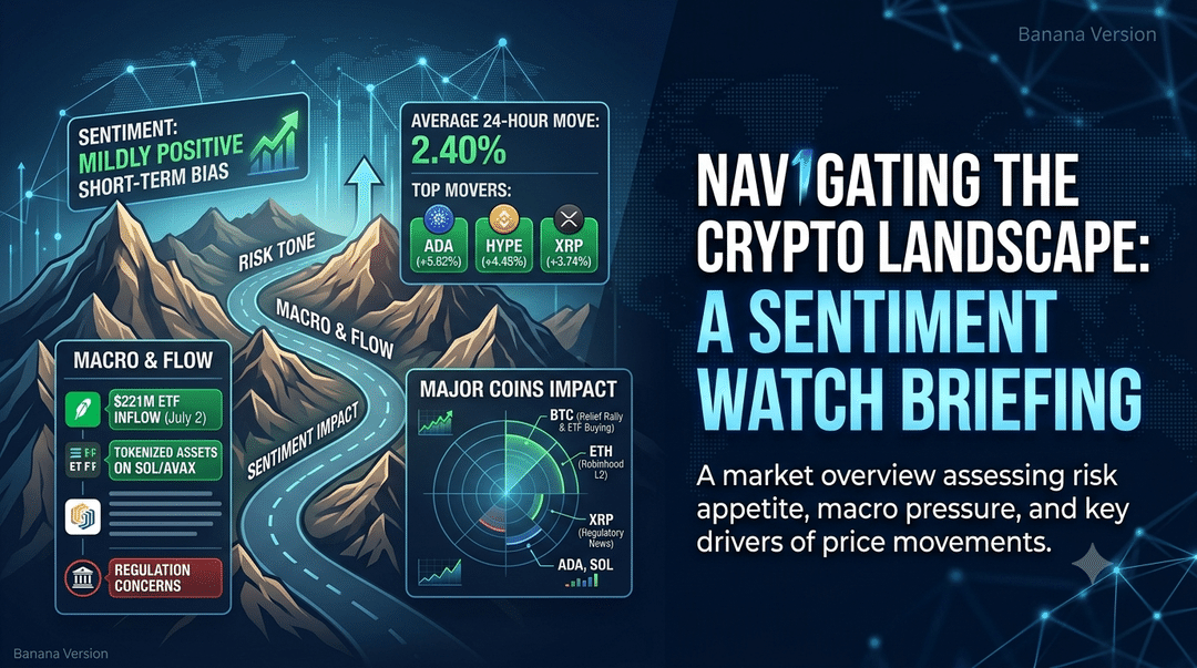 Navigating the Crypto Landscape: A Sentiment Watch Briefing