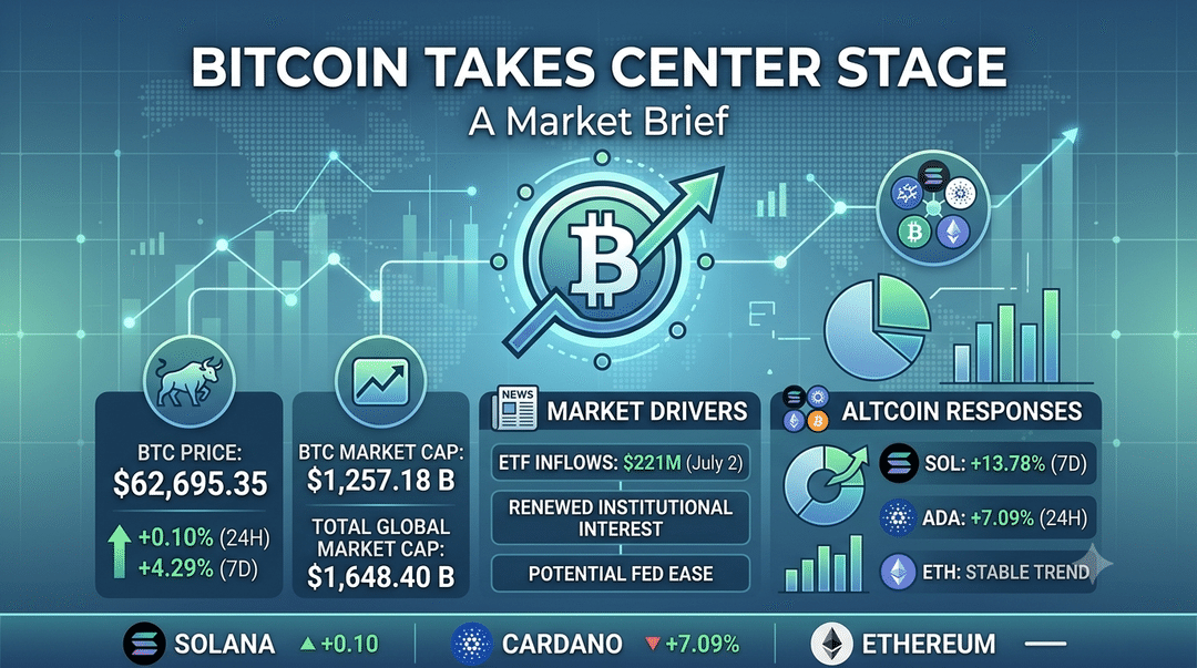 Bitcoin Takes Center Stage: A Market Brief