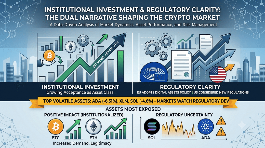 Institutional Investment and Regulatory Clarity: The Dual Narrative Shaping the Crypto Market