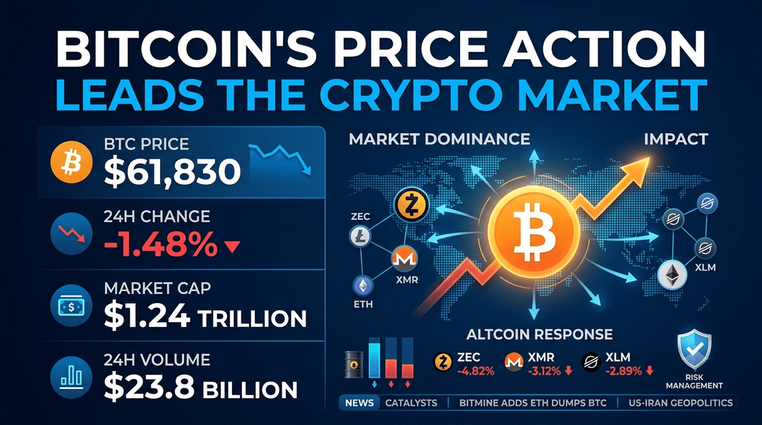Bitcoin's Price Action Leads the Crypto Market