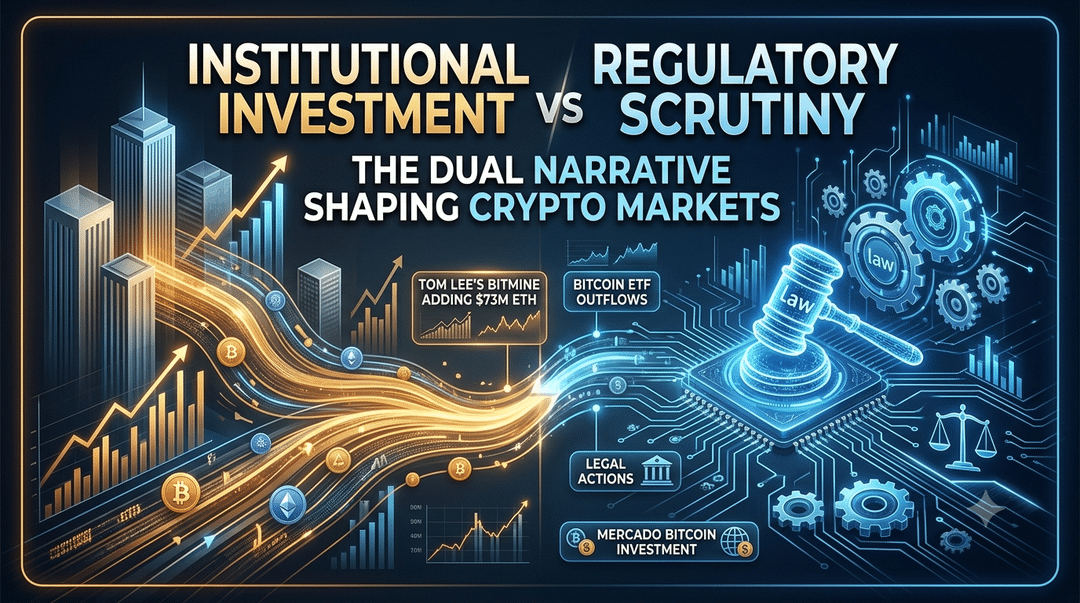 Institutional Investment and Regulatory Scrutiny: The Dual Narrative Shaping Crypto Markets