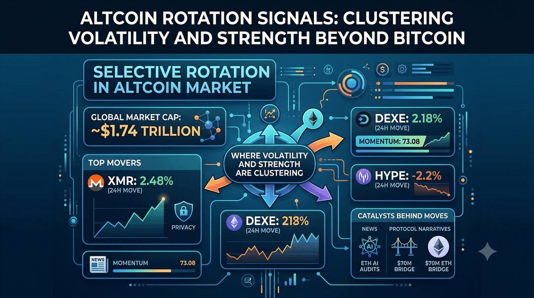 Altcoin Rotation Signals: Where Volatility and Strength are Clustering Beyond Bitcoin