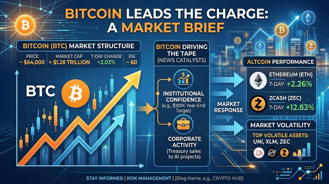 Bitcoin Leads the Charge: A Market Brief