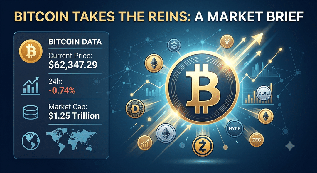 Bitcoin Takes the Reins: A Market Brief