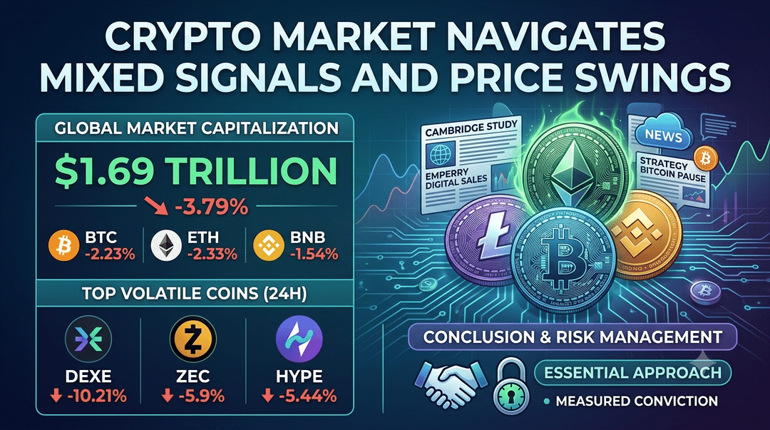 Crypto Market Navigates Mixed Signals and Price Swings