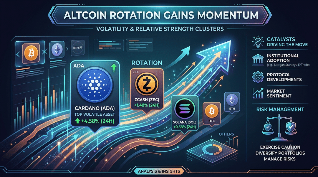 Altcoin Rotation Gains Momentum: Where Volatility and Relative Strength are Clustering