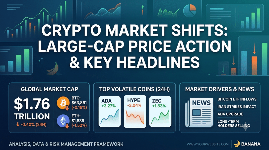 Crypto Market Shifts: large-cap price action and recent headlines