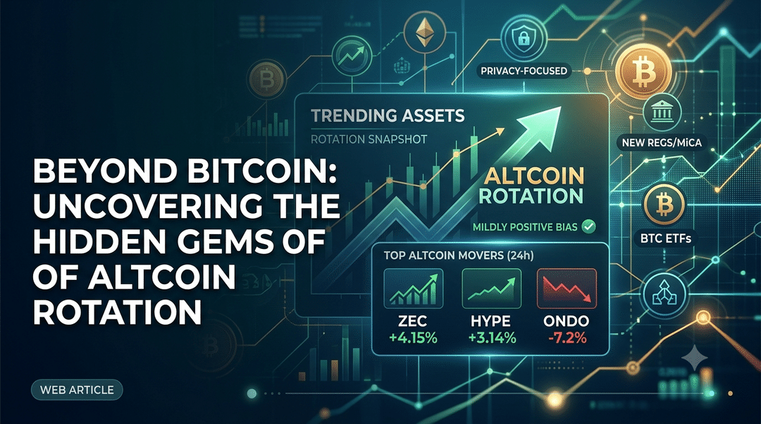 Beyond Bitcoin: Uncovering the Hidden Gems of Altcoin Rotation