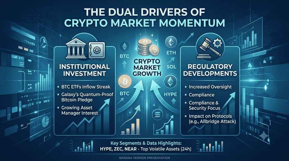 Institutional Investment and Regulatory Developments: The Dual Drivers of Crypto Market Momentum