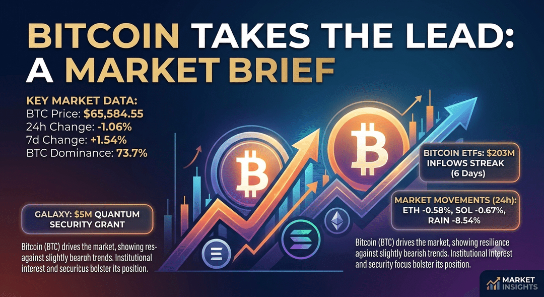 Bitcoin Takes the Lead: A Market Brief