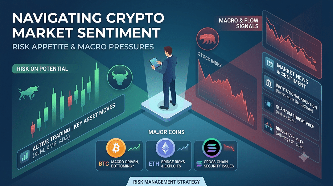 Navigating Crypto Market Sentiment: Risk Appetite and Macro Pressures
