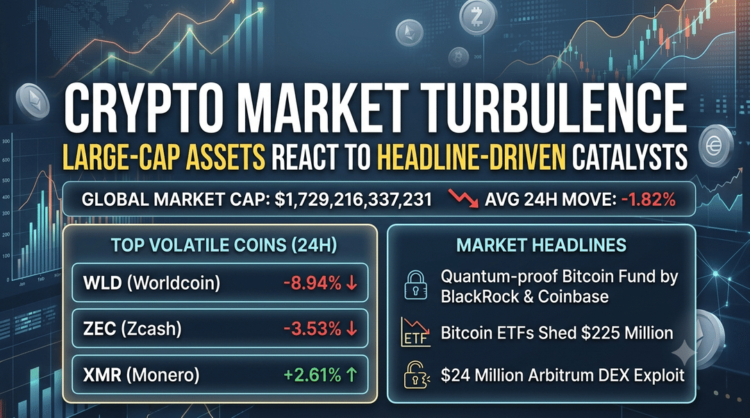 Crypto Market Turbulence: Large-Cap Assets React to Headline-Driven Catalysts