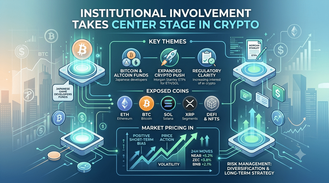 Institutional Involvement Takes Center Stage in Crypto