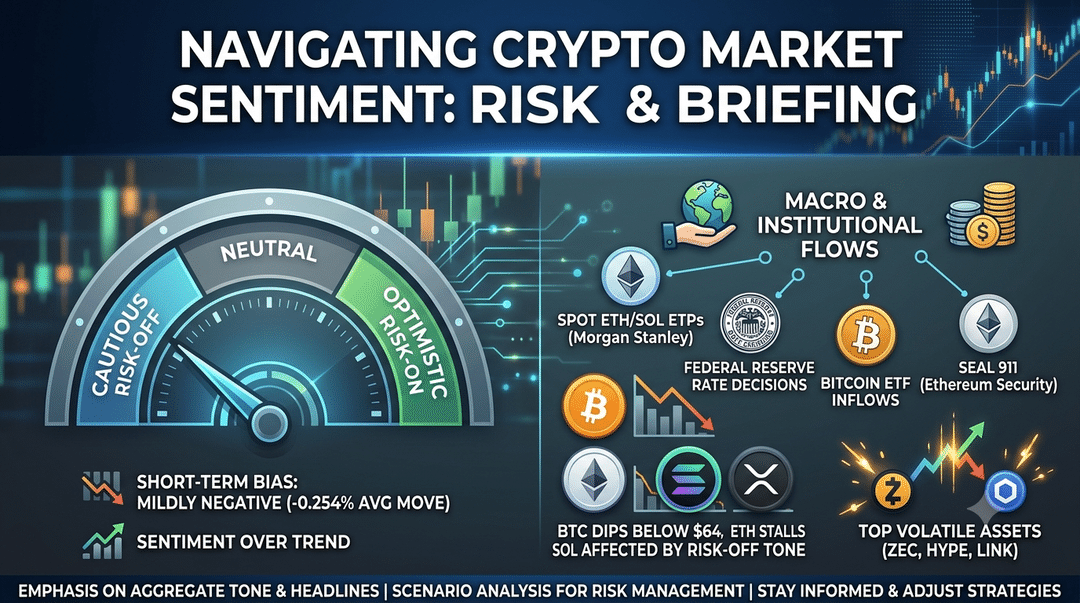 Navigating the Crypto Market's Risk Appetite: A Sentiment Watch Briefing