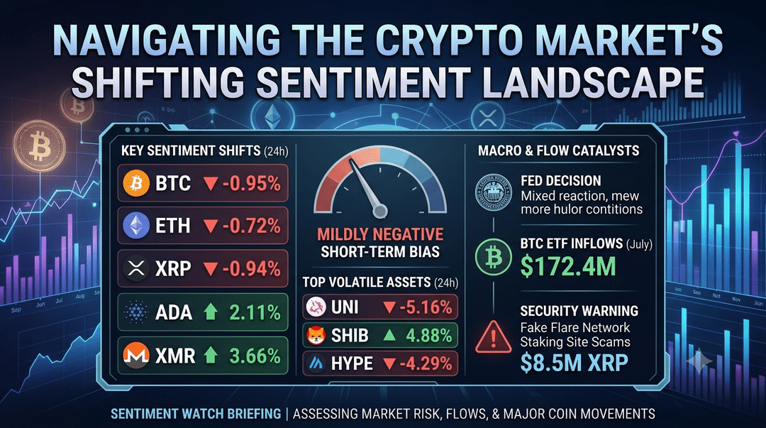 Navigating the Crypto Market's Shifting Sentiment Landscape