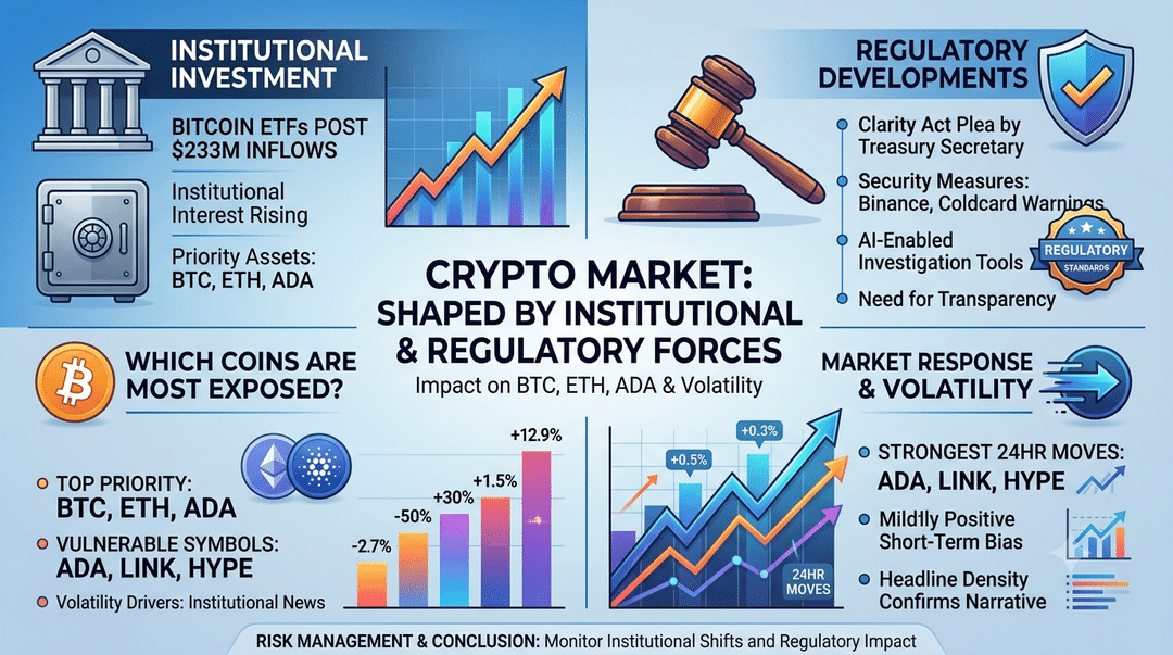 Institutional and Regulatory Forces Shape the Crypto Market
