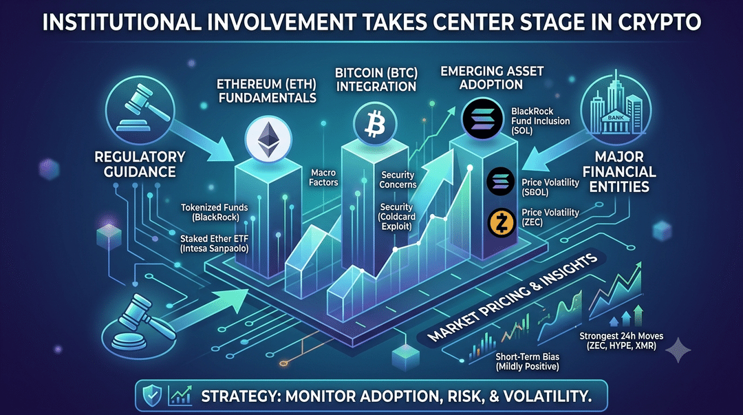 Institutional Involvement Takes Center Stage in Crypto