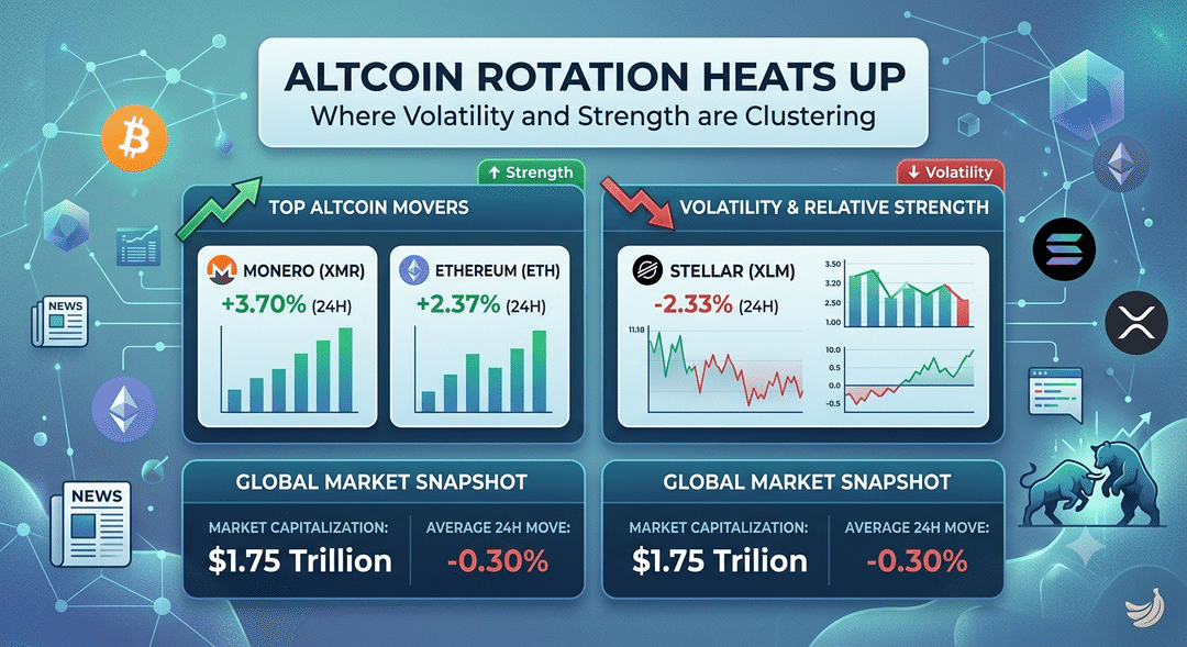 Altcoin Rotation Heats Up: Where Volatility and Strength are Clustering