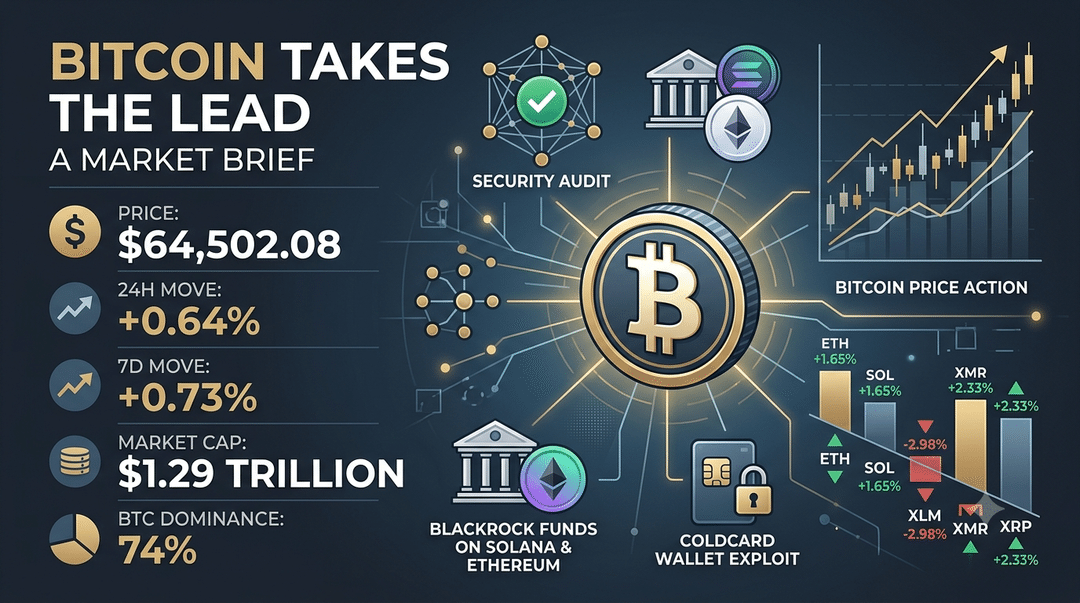 Bitcoin Takes the Lead: A Market Brief