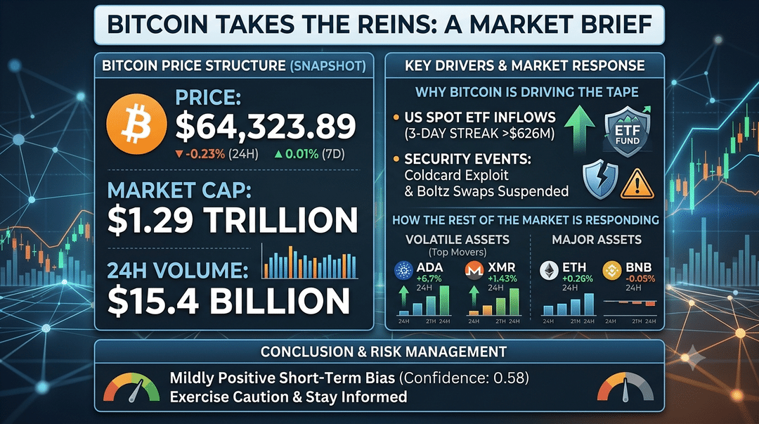 Bitcoin Takes the Reins: A Market Brief