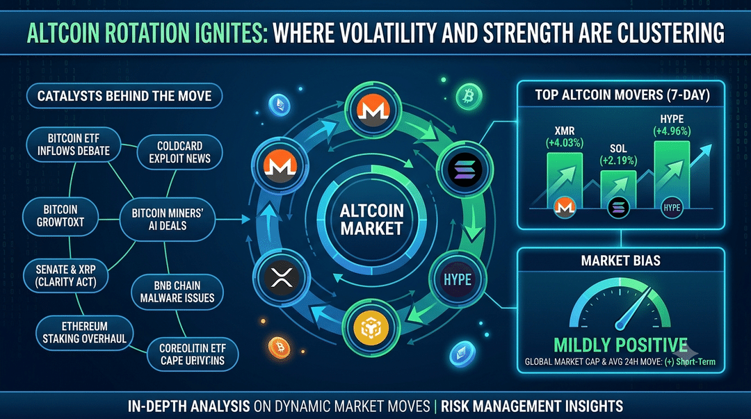 Altcoin Rotation Ignites: Where Volatility and Strength are Clustering
