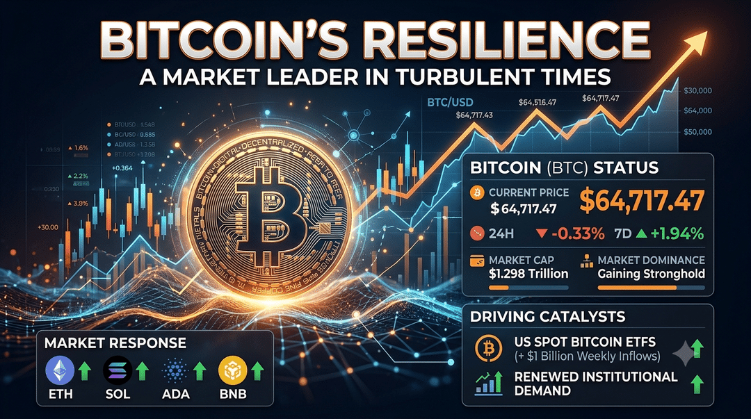 Bitcoin's Resilience: A Market Leader in Turbulent Times