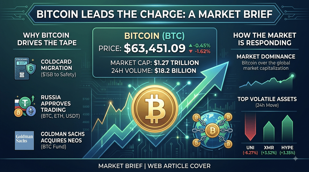 Bitcoin Leads the Charge: A Market Brief