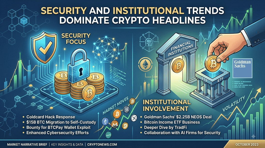 Security and Institutional Trends Dominate Crypto Headlines
