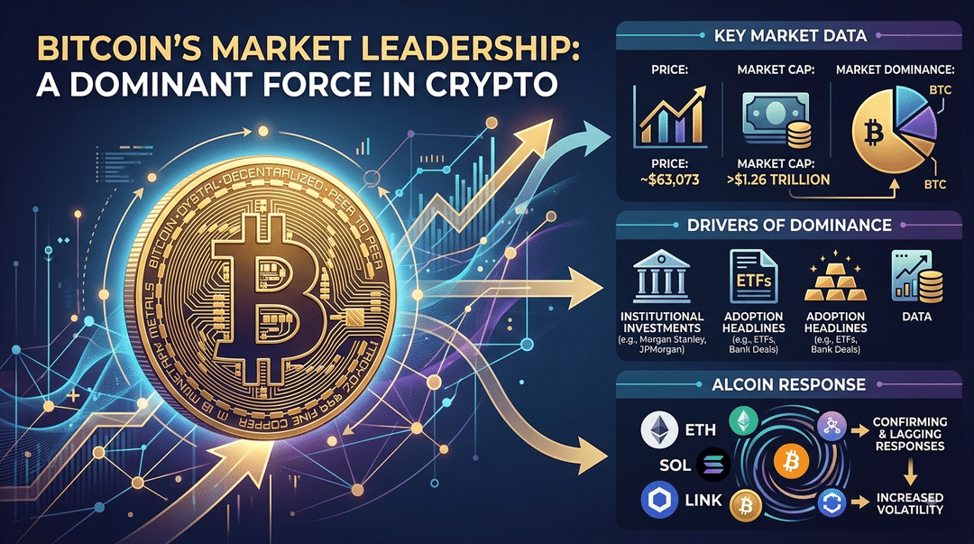 Bitcoin's Market Leadership: A Dominant Force in Crypto